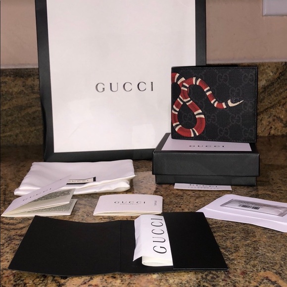 Gucci Other - Gucci snake skin wallet